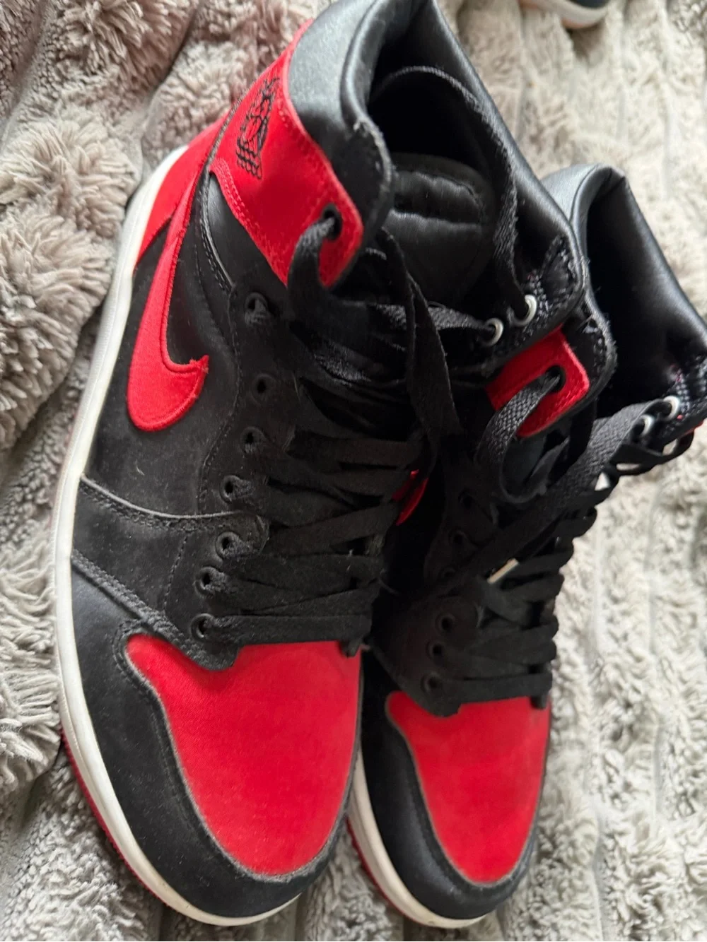 Nike Black and White Jordan High-Top Sneaker